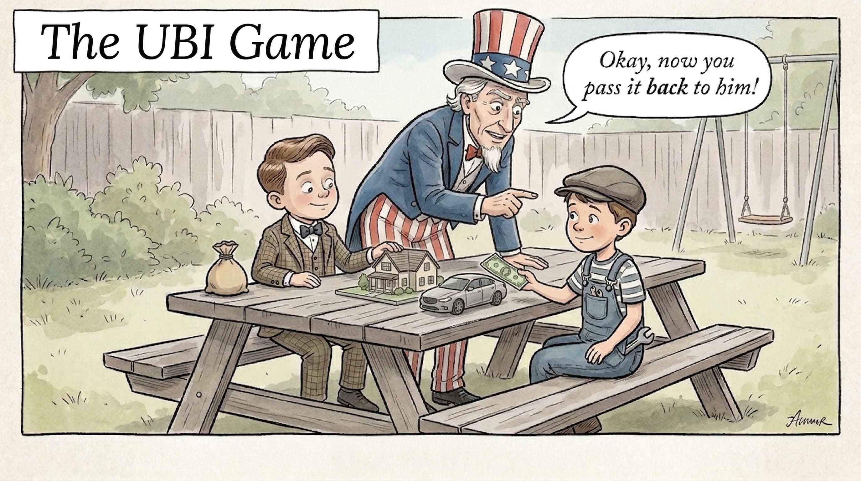 Why Capitalism Can't Survive AI, Part 3: UBI Can't Save Us