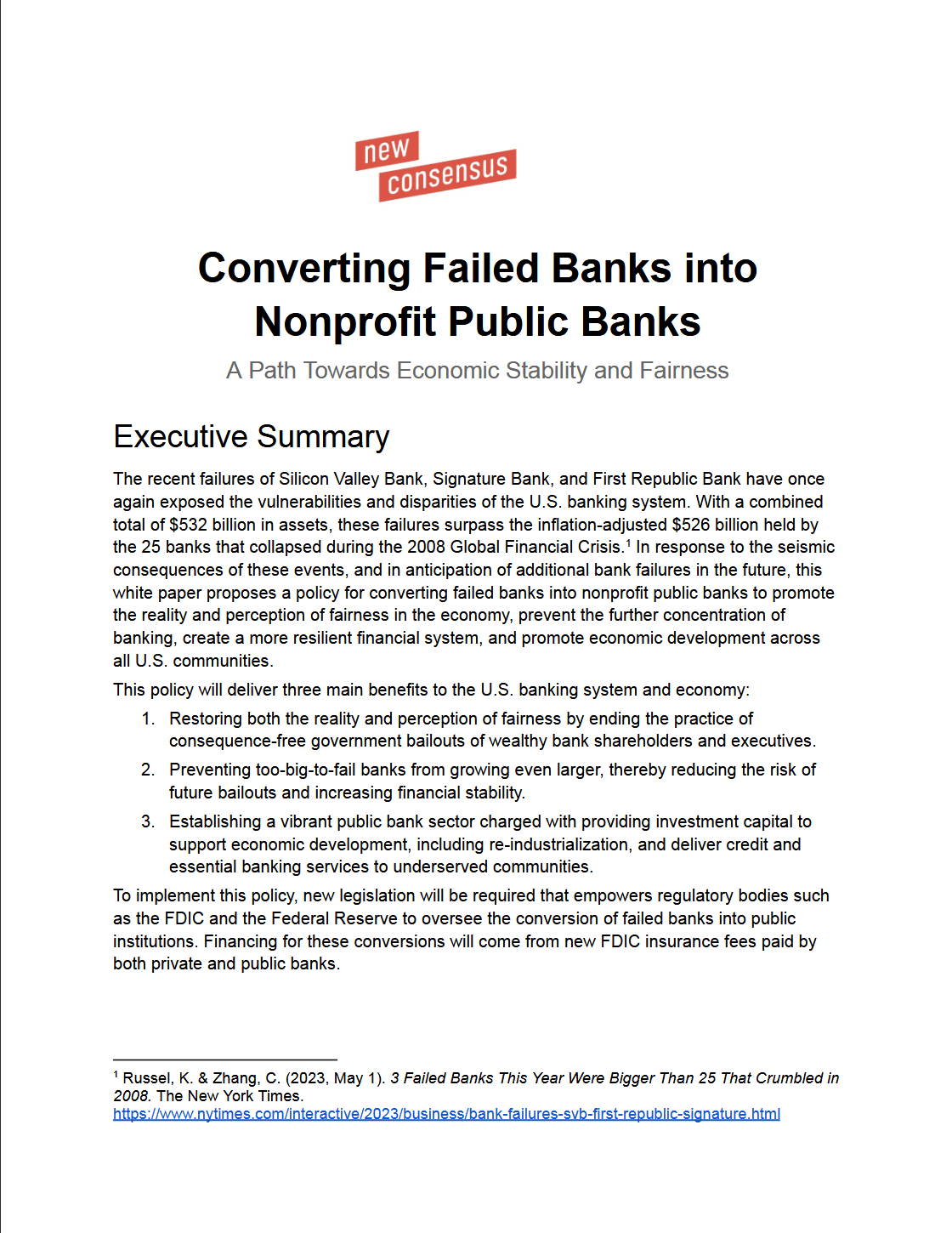 Public Bank Conversion Plan diagram